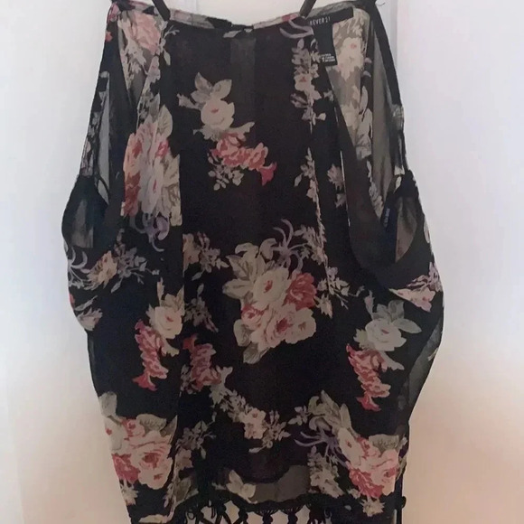 Forever21 sheer fringe tank - Picture 2 of 5